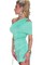 Plicated Bodycon Ausgeschnitten Eine Schulter Kleid Club Kleider - Bild 2