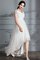 A-Line Normale Taille Tüll Prinzessin Rocklänge-asymmetrisches Brautkleid - Bild 6