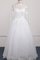 A-Line Paillette Paillettenbesetztes Brautkleid mit Bordüre mit Natürlicher Taille - Bild 1