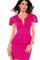 Polyester Peplum Elegant Bodycon Damen Club Kleider - Bild 1