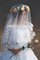 A-Line Halbe Ärmeln Brautkleid mit Bordüre mit Applike - Bild 1