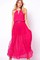 Juwel Polyester Maxi Damen Ausschnitt Elegant Club Kleider - Bild 1