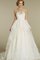 Tüll Duchesse-Linie Schick Brautkleid ohne Ärmeln aus Organza - Bild 1