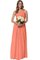 A-Linie Ein Schulter Chiffon Glamouröses Sittsames Brautjungfernkleid - Bild 1