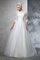 Reißverschluss Empire Taille Duchesse-Linie Bodenlanges Brautkleid mit Applikation - Bild 1