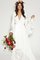 A linie Prinzessin Chiffon Modisch Bodenlanges Brautkleid mit Gürtel mit Schleife - Bild 2