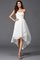 A-Linie Ärmelloses Chiffon Herz-Ausschnitt Brautjungfernkleid mit Reißverschluss - Bild 29