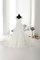 Spitze Meerjungfrau Natürliche Taile V-Ausschnitt Brautkleid mit Kurzen Ärmeln - Bild 1