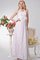 Spitze Reißverschluss Nackenband Brautjungfernkleid mit Blume mit Bordüre - Bild 1