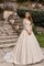 Luxus Bodenlanges Brautkleid mit Schleife mit Schmetterlingsknoten - Bild 1