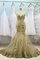 Energisch Herz-Ausschnitt Ärmelloses Normale Taille Meerjungfrau Stil Tüll Abendkleid - Bild 2