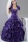 Herz-Ausschnitt Gesticktes Pick-Ups Duchesse-Linie Partykleid - Bild 1