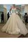 Sweep Zug Extravagantes Brautkleid mit Schleife mit Bordüre - Bild 1