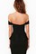 Bodycon Damen Sexy Off-the-Schulter Elasthan Polyester Kleid Club Kleider - Bild 2