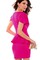 Polyester Peplum Elegant Bodycon Damen Club Kleider - Bild 2