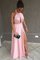 Prinzessin Chaming A-Linie Bodenlanges Abendkleid mit Rüschen mit Natürlicher Taille - Bild 1