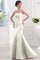 Enges Trägerloser Ausschnitt Anständiges Bodenlanges Brautjungfernkleid aus Satin - Bild 16