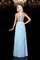 Prinzessin A Linie Reißverschluss Bodenlanges Sittsames Abendkleid - Bild 2