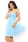 Reißverschluss A Linie Prinzessin Ärmelloses Herz-Ausschnitt Cocktailkleid - Bild 7