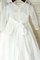 Prinzessin Normale Taille Bodenlanges Blumenmädchenkleid mit Bordüre mit Blume - Bild 2