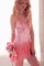 Satin Attraktiv Schätzchen Süß Rosa Negligees - Bild 1