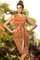 Schaufel-Ausschnitt Satin Normale Taille Ärmelloses Brautjungfernkleid mit Bordüre - Bild 20
