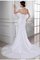Ärmelloses Chiffon Meerjungfrau Stil Anständiges Brautkleid mit Empire Taille - Bild 2