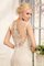 Gericht Schleppe Elegantes Konservatives Brautkleid aus Tüll mit Gekappten Ärmeln - Bild 2