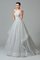 Geschichtes Prinzessin Sweep Zug Reißverschluss Anständiges Abendkleid - Bild 4