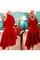Knie Lässige Kleidung Stil Rose Scoop Schätzchen Chiffon Asymmetrisch Genial ärmellos über Club Kleider - Bild 3