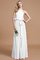 A-Linie Prinzessin Ärmellos Brautjungfernkleid mit Schleife aus Chiffon - Bild 34