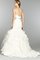 A-Line Kurze Ärmeln Brautkleid mit Rüschen mit Gürtel - Bild 2