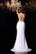 Sweep Train Chiffon Meerjungfrau Stil Abendkleid mit Rüschen ohne Ärmeln - Bild 2