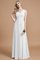 A-Line Prinzessin Chiffon Bodenlanges Brautjungfernkleid mit Reißverschluss - Bild 33