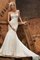 Spitze Meerjungfrau Sweep Train Ärmelloses Brautkleid mit Schmetterlingsknoten - Bild 1