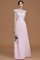 Reißverschluss Chiffon A-Line Normale Taille Brautjungfernkleid mit Bordüre - Bild 28