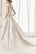 A-Line Kirche Schaufel-Ausschnitt Chiffon Bodenlanges Brautkleid - Bild 1