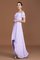 Chiffon Beliebt A-Line Prinzessin Gerüschtes Asymmetrisch Bodenlanges Brautjungfernkleid - Bild 6