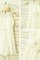 Normale Taille Ärmellos Reißverschluss Bodenlanges Blumenmädchenkleid aus Chiffon - Bild 6