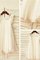 Prinzessin Chiffon Reißverschluss Wadenlanges Blumenmädchenkleid mit Bordüre - Bild 4