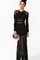 Bodycon Lange Juwel Damen Elegant Ausschnitt Polyester Club Kleider - Bild 1