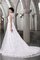 Satin Empire Taille Reißverschluss Brautkleid mit Bordüre mit Breiter Träger - Bild 2