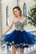 Prinzessin Herz-Ausschnitt Ärmelloses Normale Taille Mini Ballkleid - Bild 5