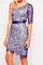 Bodycon Polyester Kleid Elasthan Spitze Sexy Club Kleider - Bild 3