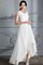 A-Line Normale Taille Tüll Prinzessin Rocklänge-asymmetrisches Brautkleid - Bild 3