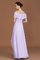 Chiffon Beliebt A-Line Prinzessin Gerüschtes Asymmetrisch Bodenlanges Brautjungfernkleid - Bild 2