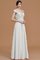 Prinzessin Chiffon Bodenlanges Brautjungfernkleid mit V-Ausschnitt mit Bordüre - Bild 22