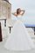 A-Line Natürliche Taile Trägerloser Ausschnitt Brautkleid mit Applike ohne Ärmeln - Bild 1