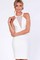 Ausschnitt Elegant Damen Polyester Bodycon Juwel Club Kleider - Bild 1