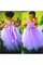 Juwel Ausschnitt Tüll Bodenlanges Blumenmädchenkleid mit Blume mit Rüschen - Bild 1